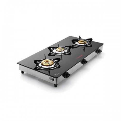 Butterfly 3 Burner Glass Top Jet Gas Stove | Vasanth &amp; Co